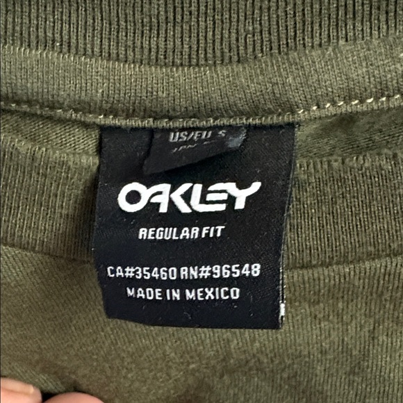 Oakley Men's Olive Short Sleeve Tee - Picture 2 of 2